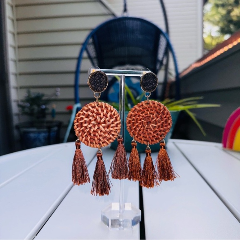 Boho tassel earrings